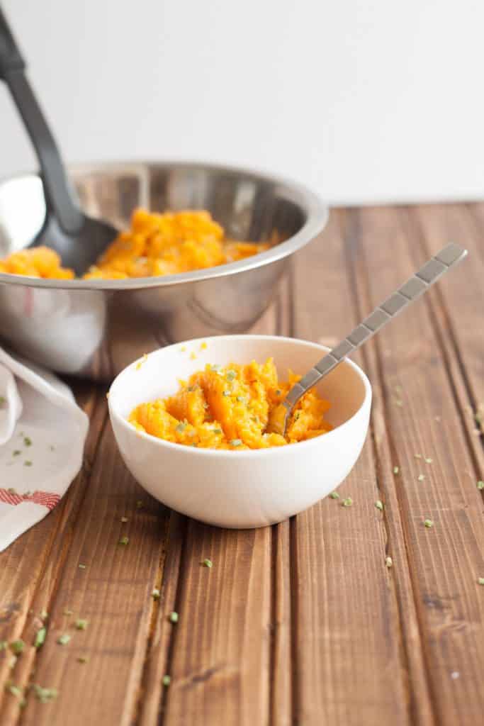 Savory Mashed Sweet Potatoes - Peter's Food Adventures