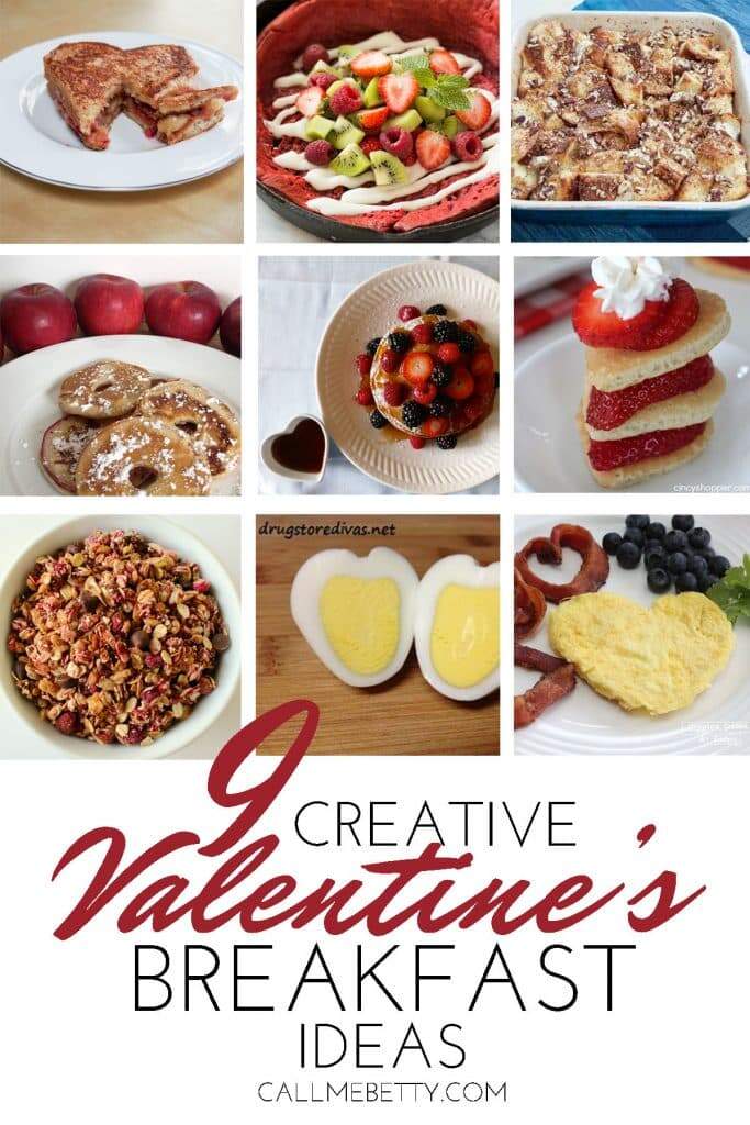 9 Creative Valentine's Day Breakfast Ideas callmebetty.com
