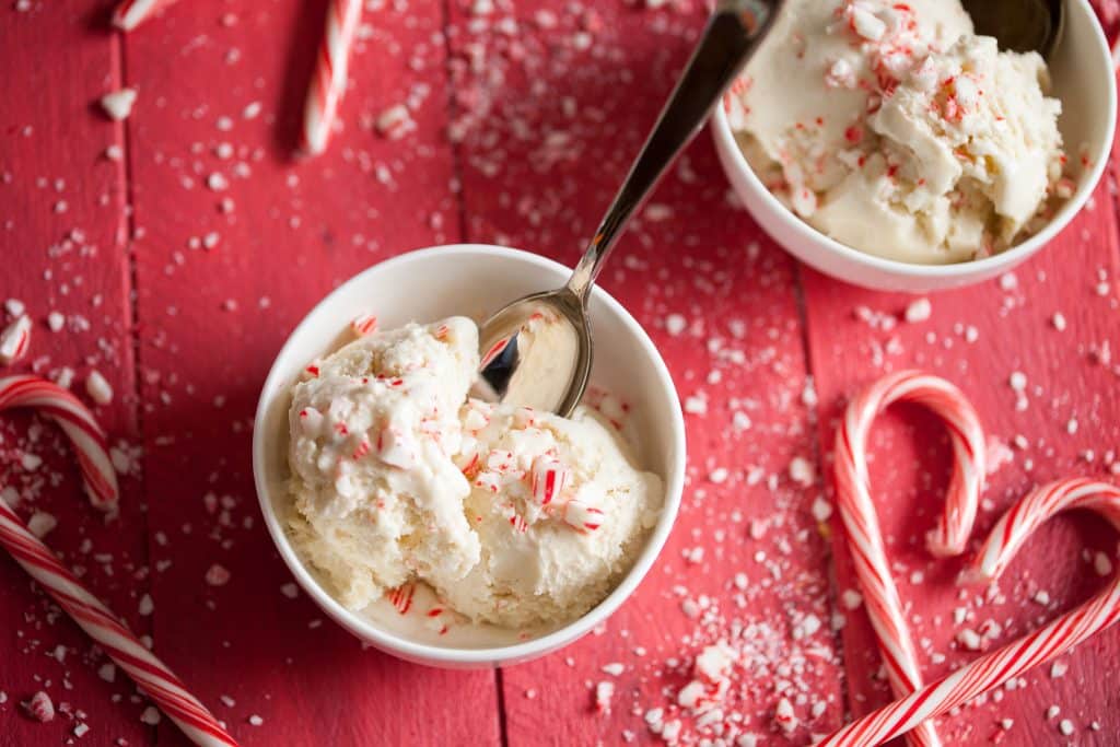 Candy Cane Ice Cream in a Bag Recipe