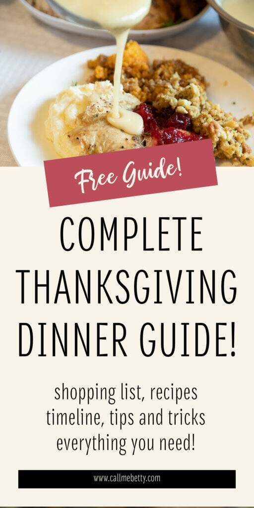 Complete Thanksgiving Day Guide for a stress-free holiday.  Includes timeline, shopping list, tips and tricks, and foolproof recipes for all the traditional thanksgiving favorites!