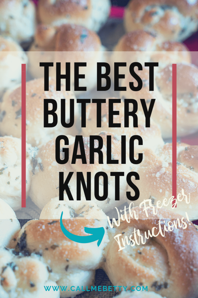 These buttery garlic knots are so addicting, and with freezer instructions you can be eating them in 10 minutes from your freezer whenever you get the craving! 
