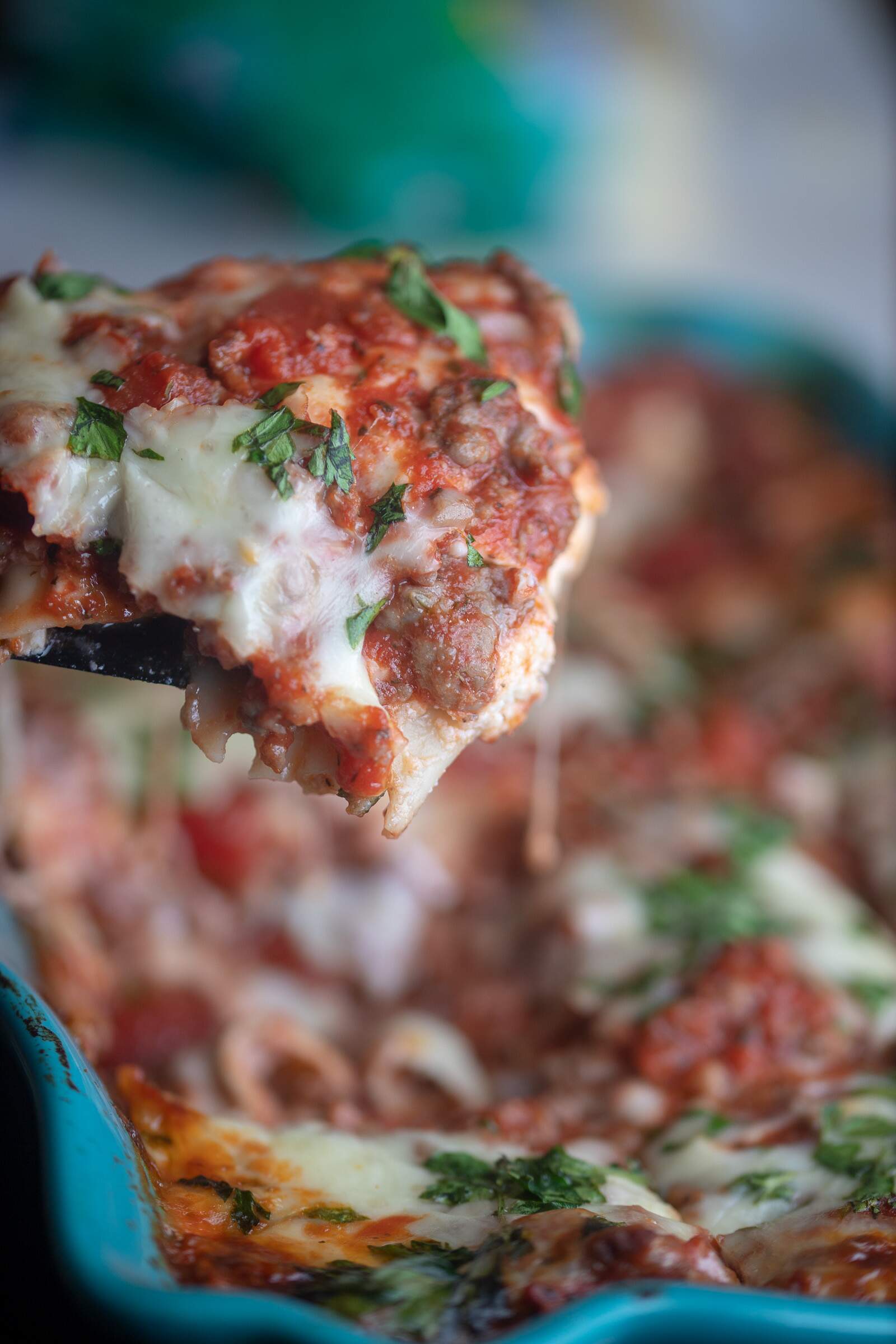 Easy Homemade Lasagna {with from-scratch sauce} | Call Me Betty