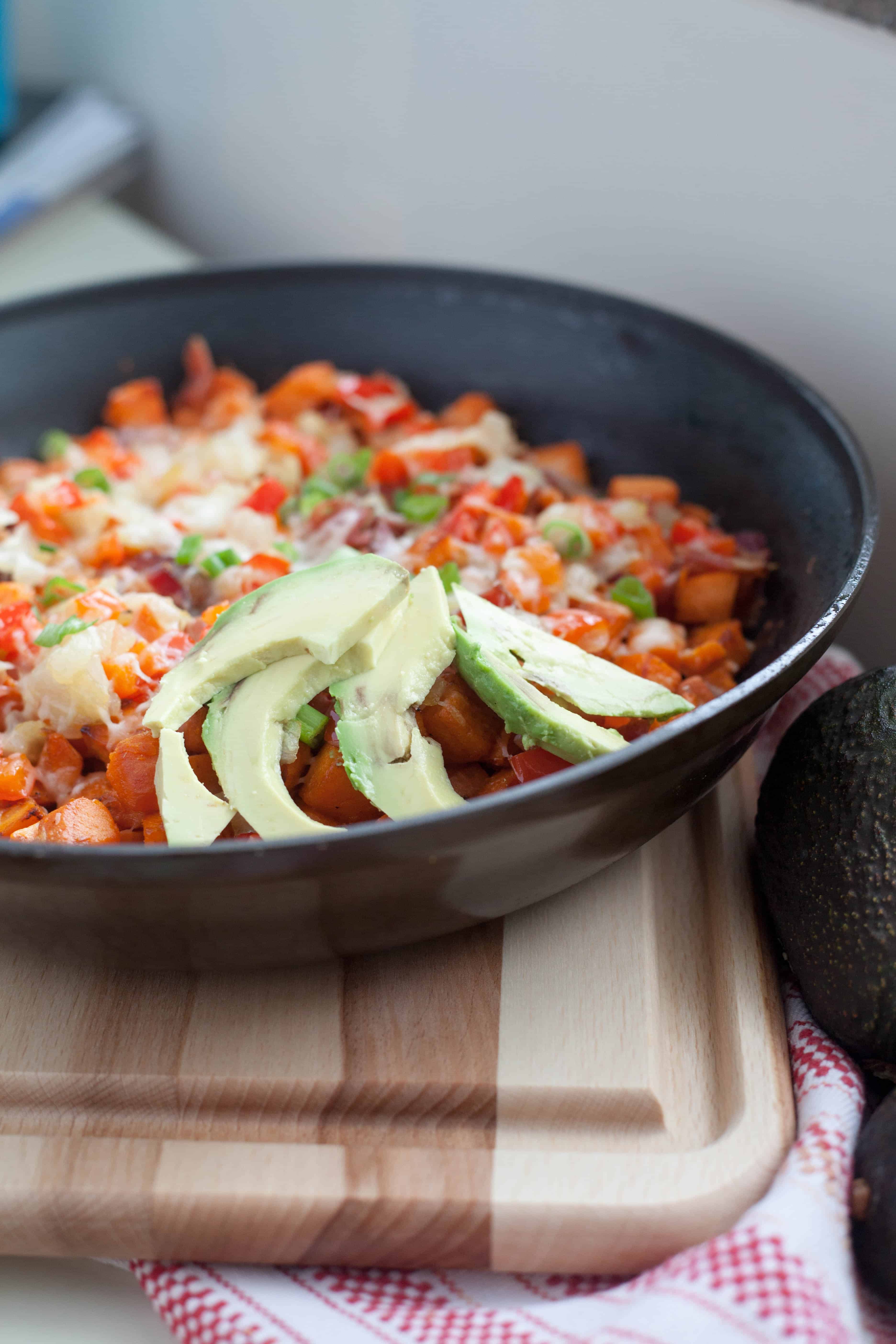 Sweet Potato Breakfast Skillet - Dishes With Dad