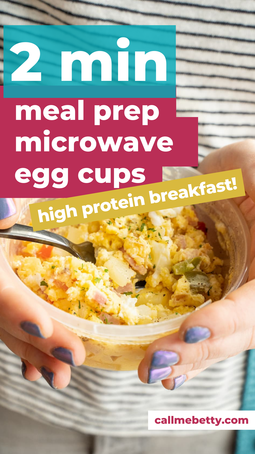 Easy Microwave Scrambled Egg Cup Recipes - Healthy Meal Prep